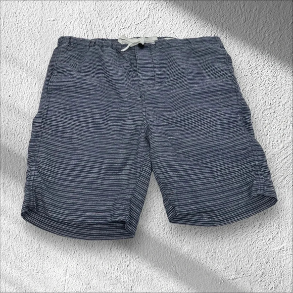 Outerknown Siesta Shorts in‎ Expanse Stripe Size XS Hemp Blend $125 Classic - Picture 1 of 11